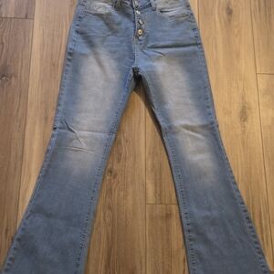 Classic Blue Women's Flared Jeans
